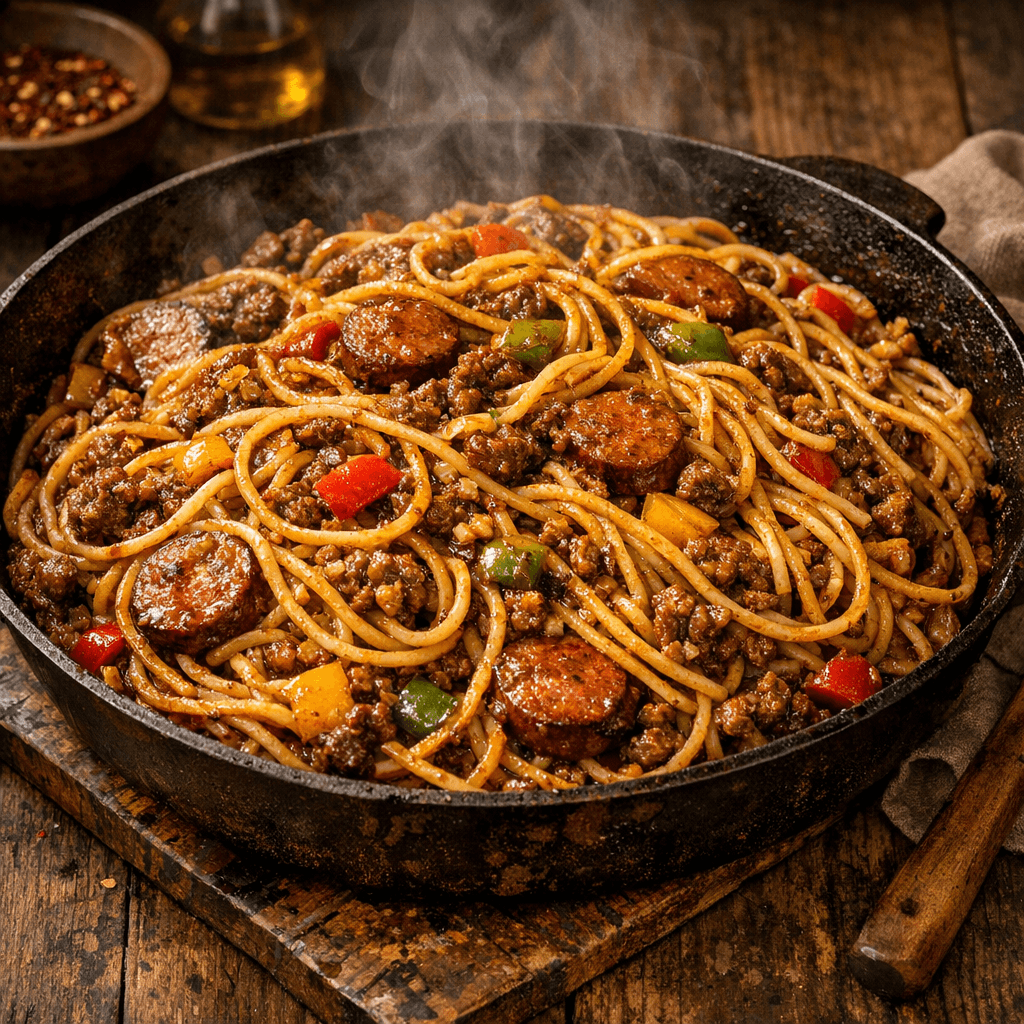 Страва п’ятниці: Dirty Spaghetti — каджунська паста за 30 хвилин